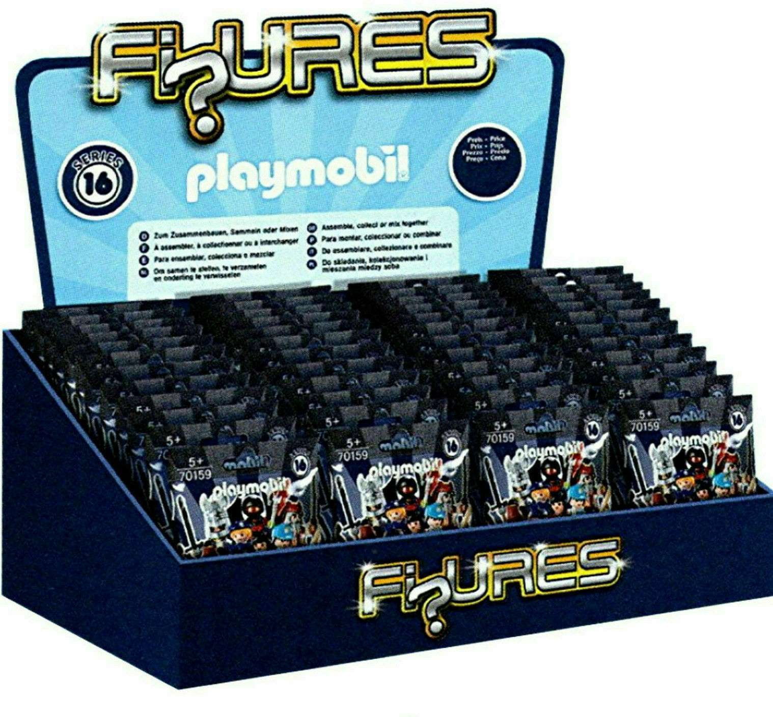 Playmobil Fi?ures Figures Series 7 Blue Mystery Box - Walmart.com