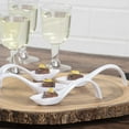 thumbnail image 4 of Restaurantware-5 Inch Teardrop Spoons, 100 Stiletto Spoons - Disposable, Indented Basin, White Plastic Tasting Spoons, For Weddings Or Catering, 4 of 11
