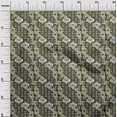 thumbnail image 2 of oneOone Viscose Jersey Fabric Check Kasuri Print Fabric By The Yard 60 Inch Wide, 2 of 5