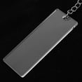 thumbnail image 3 of Masteelf 60pcs Clear Acrylic Keychain Blanks Rectangle Acrylic Keychain Blank Clear Keyring Blanks Transparent Keychain Pendants for DIY Projects Crafts, 3 of 8