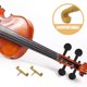thumbnail image 3 of OULII 6Ud Almohadillas Khaki Para Pequeño Violín De Hombro Cómoda Y Antideslizante, 3 of 6