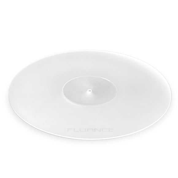Fluance Acrylic Platter Mat for Turntables - Reduces Vibrations for Improved Sound Clarity for Vinyl Record Playback, An