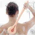 thumbnail image 5 of Back Scrubber for Shower with Soft Bristles, Long Handle Shower Brush Improve Skin's Health,Bath Body Brush for Men Women Elderly,Body Exfoliator for Wet or Dry Brushing-Pink, 5 of 9