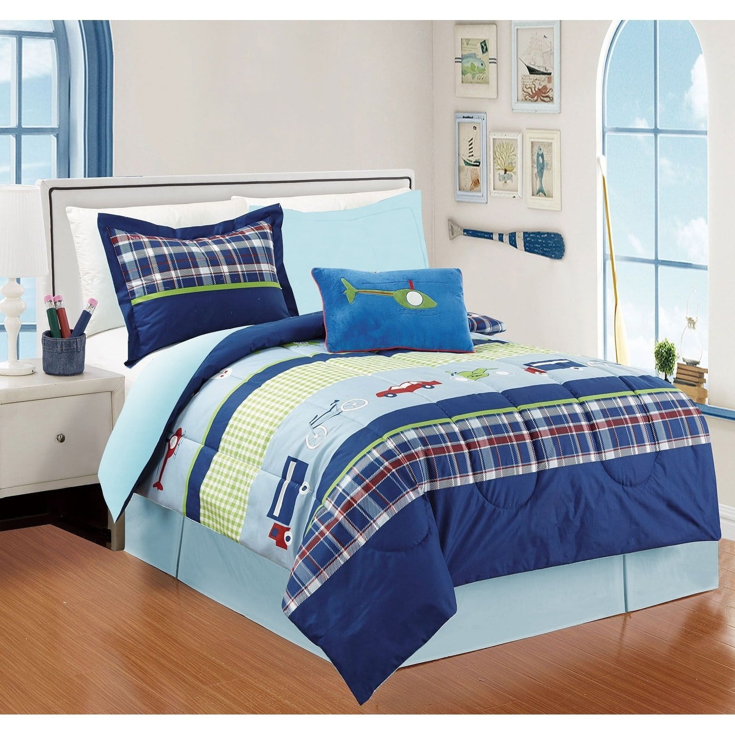 Paga Universal Linens Little Adrien Transport 4 Piece Printed