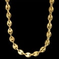 thumbnail image 4 of 7/9/11mm Fashion Women Mens Chain 316L Stainless Steel Coffee Bead Link Necklace, 4 of 5