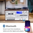 thumbnail image 4 of Tocadiscos MUSITREND T408 9 en 1 Bluetooth Vintage Plateado, 4 of 7