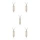 thumbnail image 1 of Qarigey Abalorio de columna hexagonal, colgantes colgantes exquisitos para hombres, dijes de cristal puntiagudos, pulsera, llaveros, decoraciones, Type2 NO2 Qarigey CBP389463, 1 of 6