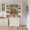 2:White, variant on Harper & Bright Designs Tall Kitchen Pantry Storage Cabinet with Door Shelves, Hutch Cabinet with 2 Drawers and 2 Adjustable Shelves for Dining Room Kitchen, Gray