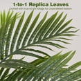 thumbnail image 4 of 8.5FT Artificial Coconut Palm Tree (Set of 2), UV Realistic Faux Sago Palm Plants for Indoor & Outdoor, Large Tropical Fake Trees for Home Office Garden Patio Poolside Decor, 4 of 7