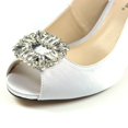 thumbnail image 6 of Lunar Womens Venice Satin Court Shoes, 6 of 7
