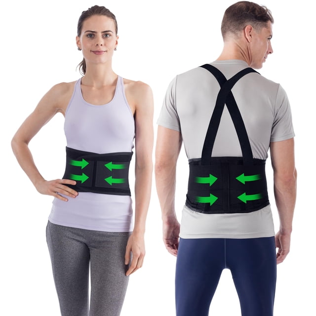 Faja lumbar NYOrtho para mujeres y hombres - Alivia el dolor de espalda al instante - Faja de soporte lumbar - Cinturón de soporte lumbar para cirugías - Máximo soporte para la postura y la columna ve