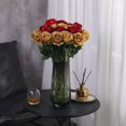 thumbnail image 2 of Paquete de 10 rosas de seda artificial LIUYMXG doradas 50CM, 2 of 5