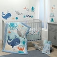 thumbnail image 7 of Bedtime Originals Whales Tale Blue Whale/Octopus Musical Baby Crib Mobile Toy, 7 of 7