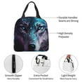 thumbnail image 4 of Sikiie Purple Sky Wolf Lunch Bag for Women & Men Adult Insulated Lunch Box, Food Lunch Containers Lunch Tote Bags for Work, Travel, Outdoor, 4 of 8