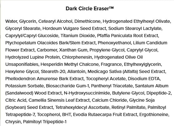 SeroVital Dark Circle Eraser - Hormone Aware Skincare - Visibly Tone, Smooth,  Boost Brightness Around the Eyes