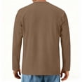 thumbnail image 4 of Dry Fit Long Sleeve Shirt for Men, Solid Color, Lightw8, Breathable, Pullover Top, Polyester Spandex, 1 Pc, 4 of 8