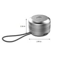 thumbnail image 2 of Latrodar Portable Speaker Bluetooth Speaker Wireless Speaker Bluetooth 5.0 Mini Speaker Enduring Silver Home Decor, 2 of 5