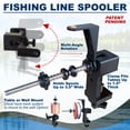 thumbnail image 5 of Rush Creek Creations 14-Rod Fishing Holder Rack, Wall Mount Tackle Storage, Modular Garage Unit, 5 of 9