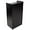 Black, variant on Displays2go Hostess Station with Adjustable Shelf and Hidden Wheels