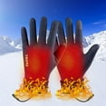 thumbnail image 5 of USB Heated Gloves for Men and Women, Rechargeable Battery Heated Winter Gloves with Touchscreen, 3 Heat Settings, Cold Weather Outdoor Gloves for Skiing, Snowboarding, Hunting, and Work, 5 of 7