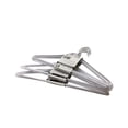 thumbnail image 3 of Paquete de 30 perchas de alambre de acero y metal para abrigos que se sequen por goteo, 3 of 6