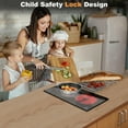 thumbnail image 7 of K&H German Designed 2 Burner Dual 12 Inch Built-in Electric Stove Top Radiant Ceramic Kitchen Cooktop Sensor Touch Control 240V 3000W CERV-3002, 7 of 7