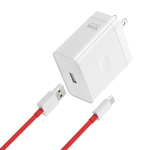 Cargador de bloque rápido de 100 W, 80 W, 65 W, compatible con Oneplus 13 12 13R 11 10 9 Pro 12R 10T