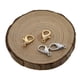 thumbnail image 2 of 100 piezas de corchetes de langosta de metal chapado en material de oro y material de plata ganchos de bricolaje para, 2 of 9