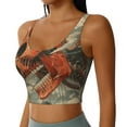 thumbnail image 2 of Balery Gigantic Skull In Clouds Sujetadores deportivos con espalda cruzada para mujer, acolchados, sin costuras, de alto impacto, ideales para yoga, gimnasio, entrenamiento y fitness.-XX-Large, 2 of 8