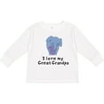 thumbnail image 3 of Inktastic I Love my Great Grandpa Elephant Boys or Girls Long Sleeve Toddler T-Shirt, 3 of 5