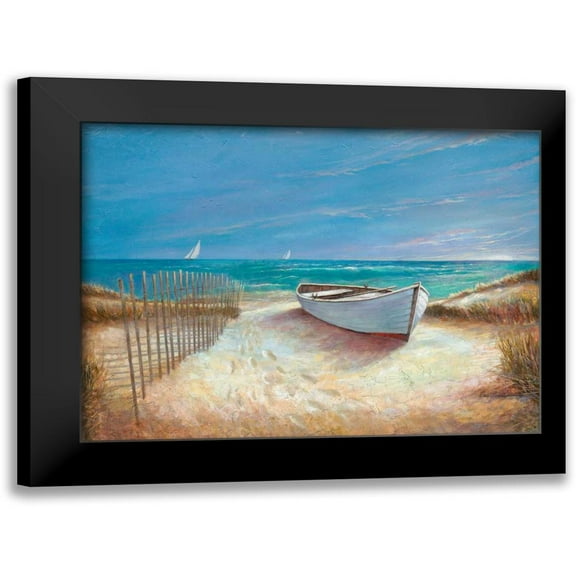 Manning, Ruane 14x12 Black Modern Framed Museum Art Print Titled - Ocean Breeze