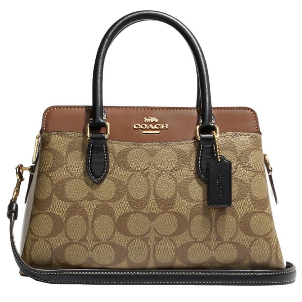BOLSA COACH ORIGINAL MINI DARCIE CARRYALL COLORBLOCK SIGNATURE MULTI XBODY