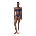 thumbnail image 2 of Speedo Women's Solid Racerback Bikini Swim Tops - Cerulean Blue, Size: 2XS, 2 of 4