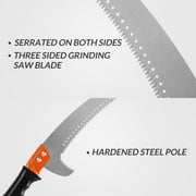 Walensee Pole Saws for Tree Trimming 6.5 FT Lightweight Manual Stainless Steel