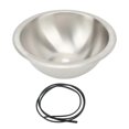 thumbnail image 1 of RV Kitchen Sink 304 Stainless Steel Wiredrawing Smoothing Space Saving Round RV Sink for Camper Boat, 1 of 5