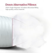 Lux Decor Collection King Bed Pillows Set of 2- Comfortable Breathable Bed Pillows for Sleeping (White, 20x36)