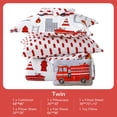 thumbnail image 7 of Kids Full Comforter Sets for Boys 8 Pieces Fire Truck White Bedding Set for Teens Soft Microfiber Kids Bed in A Bag with Comforter All Season, 7 of 7