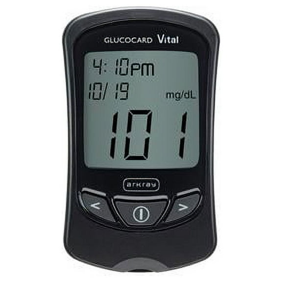 Glucocard Vital Blood Glucose Meter, Black Part No. 760001 (1/ea)