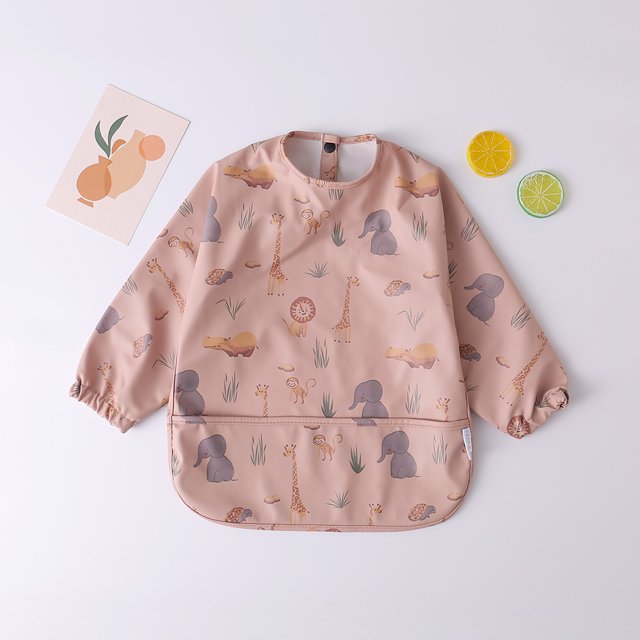 Babero impermeable antiadherente para niños, babero para comer para bebés, babero impermeable suave para bebés, babero antisuciedad para alimentación