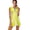 BZA1436, variant on Aesthetic Yellow and White Sunburst Sports Dresses Women Tennis Dress with Separate Shorts One-Piece Slim Fit Golf Dress