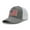 Gray, variant on American Flag Trucker Hat for Men Women, Adjustable Snapback Mesh USA Flag Baseball Cap