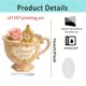 thumbnail image 2 of CaiYueKe Romantic Heart Teacup Acrylic Ornament Decorative Gift for Couples Valentine's Day Anniversary Wedding Home Decor Kitchen Desk Tabletop Decoration Love Present Souvenir Collectible, 2 of 9