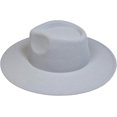 thumbnail image 3 of VERVE 8 Wide Brim Vegan Felt Rancher Hat - Women, Men, and Kids Fedora Style with Adjustable Inner Drawstring, 3 of 8