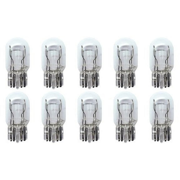 CEC Industries #7443LL Long Life Bulbs, 12/12 V, 21/5 W, W3x16q Base, T-6.5 shape (Box of 10)