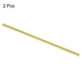 thumbnail image 3 of Uxcell 2Pcs Brass Rods 0.31 x 11.81" Brass Solid Round Stock Lathe Bar for Knife Handles Pin DIY Craft Model Plane, 3 of 6