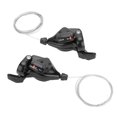 thumbnail image 1 of 2pcs Derailleur Rear Bicycles Shift Lever Shifter Trigger Adjustable Easy to Install Control Mountain Sporting, 1 of 9