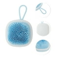 thumbnail image 3 of Unique Bargains 1 Pc Rectangular Bath Brush Shower Brush Light Blue, 3 of 6