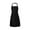 Black, variant on ionze Kitchen Tools Cooking Kitchen Apron With Pocket Check Chef Apron Dress For Women Men Adults For Baking Restaurant Tool Kitchen Supplies （Black）