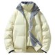 thumbnail image 2 of Ceisia Men's Stand Collar Warm Sports Zipper Jacket Windproof Quilted Gift Padded Casual Outerwear, 2 of 4