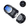 thumbnail image 2 of Adaptateur Audio USB Bluetooth 5.0 Émetteur Audio Sans Fil Récepteur Bluetooth pour Voiture avec Écran Numérique LED Adaptateur Sans Fil Bluetooth pour Appels Mains Libres, 2 of 8